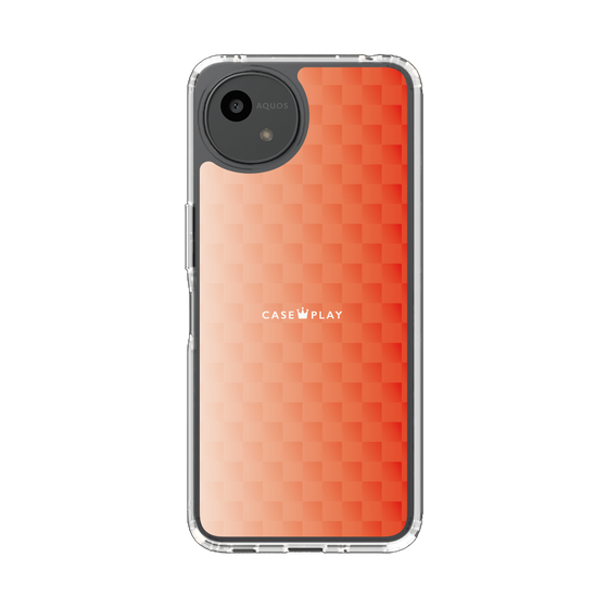 Slim Protection Case［ CASEPLAY Check - Orange ］