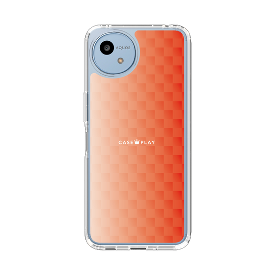 Slim Protection Case［ CASEPLAY Check - Orange ］