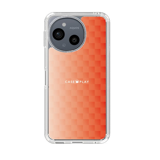 Slim Protection Case［ CASEPLAY Check - Orange ］