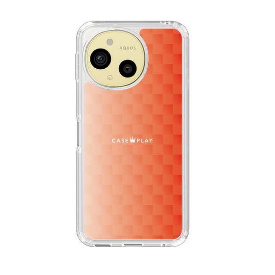 Slim Protection Case［ CASEPLAY Check - Orange ］