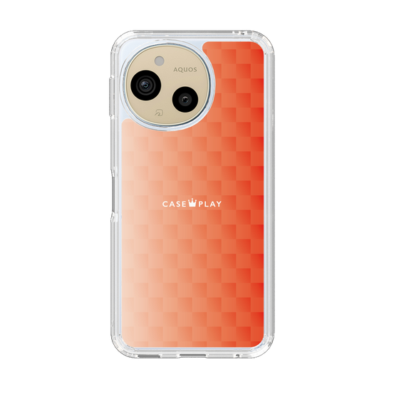 Slim Protection Case［ CASEPLAY Check - Orange ］