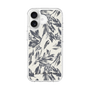 Slim Protection Case［ LAGUNAMOON - BotanicalJacquard - White×Black ］