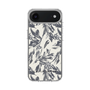 Slim Protection Case［ LAGUNAMOON - BotanicalJacquard - White×Black ］