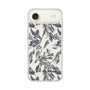 Slim Protection Case［ LAGUNAMOON - BotanicalJacquard - White×Black ］