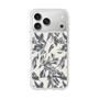 Slim Protection Case［ LAGUNAMOON - BotanicalJacquard - White×Black ］