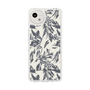 Slim Protection Case［ LAGUNAMOON - BotanicalJacquard - White×Black ］
