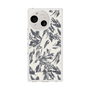 Slim Protection Case［ LAGUNAMOON - BotanicalJacquard - White×Black ］