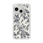Slim Protection Case［ LAGUNAMOON - BotanicalJacquard - White×Black ］