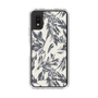 Slim Protection Case［ LAGUNAMOON - BotanicalJacquard - White×Black ］