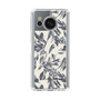 Slim Protection Case［ LAGUNAMOON - BotanicalJacquard - White×Black ］