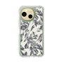 Slim Protection Case［ LAGUNAMOON - BotanicalJacquard - White×Black ］