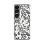 Slim Protection Case［ LAGUNAMOON - BotanicalJacquard - White×Black ］