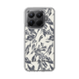 Slim Protection Case［ LAGUNAMOON - BotanicalJacquard - White×Black ］