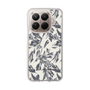 Slim Protection Case［ LAGUNAMOON - BotanicalJacquard - White×Black ］