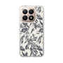 Slim Protection Case［ LAGUNAMOON - BotanicalJacquard - White×Black ］