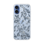 Slim Protection Case［ LAGUNAMOON - BotanicalJacquard - Clear×Black ］