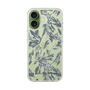 Slim Protection Case［ LAGUNAMOON - BotanicalJacquard - Clear×Black ］