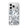 Slim Protection Case［ LAGUNAMOON - BotanicalJacquard - Clear×Black ］