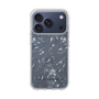 Slim Protection Case［ LAGUNAMOON - BotanicalJacquard - Clear×Black ］