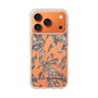 Slim Protection Case［ LAGUNAMOON - BotanicalJacquard - Clear×Black ］