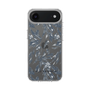 Slim Protection Case［ LAGUNAMOON - BotanicalJacquard - Clear×Black ］