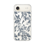 Slim Protection Case［ LAGUNAMOON - BotanicalJacquard - Clear×Black ］