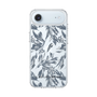 Slim Protection Case［ LAGUNAMOON - BotanicalJacquard - Clear×Black ］