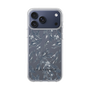Slim Protection Case［ LAGUNAMOON - BotanicalJacquard - Clear×Black ］