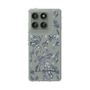 Slim Protection Case［ LAGUNAMOON - BotanicalJacquard - Clear×Black ］