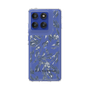 Slim Protection Case［ LAGUNAMOON - BotanicalJacquard - Clear×Black ］