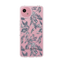 Slim Protection Case［ LAGUNAMOON - BotanicalJacquard - Clear×Black ］