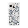 Slim Protection Case［ LAGUNAMOON - BotanicalJacquard - Clear×Black ］