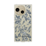 Slim Protection Case［ LAGUNAMOON - BotanicalJacquard - Clear×Black ］