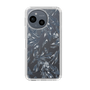 Slim Protection Case［ LAGUNAMOON - BotanicalJacquard - Clear×Black ］