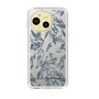 Slim Protection Case［ LAGUNAMOON - BotanicalJacquard - Clear×Black ］