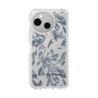 Slim Protection Case［ LAGUNAMOON - BotanicalJacquard - Clear×Black ］