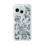 Slim Protection Case［ LAGUNAMOON - BotanicalJacquard - Clear×Black ］