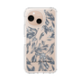 Slim Protection Case［ LAGUNAMOON - BotanicalJacquard - Clear×Black ］