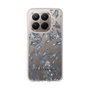 Slim Protection Case［ LAGUNAMOON - BotanicalJacquard - Clear×Black ］