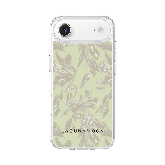 Slim Protection Case［ LAGUNAMOON - BotanicalJacquard - White×Beige ］