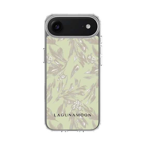 Slim Protection Case［ LAGUNAMOON - BotanicalJacquard - White×Beige ］