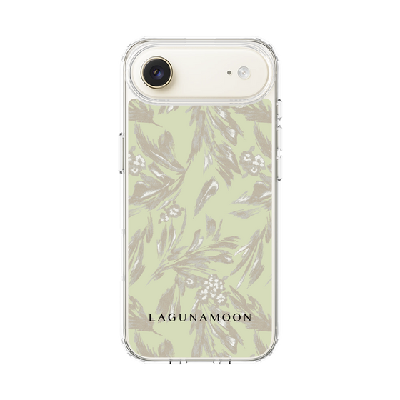 Slim Protection Case［ LAGUNAMOON - BotanicalJacquard - White×Beige ］