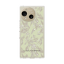 Slim Protection Case［ LAGUNAMOON - BotanicalJacquard - White×Beige ］