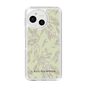 Slim Protection Case［ LAGUNAMOON - BotanicalJacquard - White×Beige ］