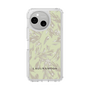 Slim Protection Case［ LAGUNAMOON - BotanicalJacquard - White×Beige ］