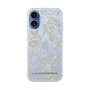 Slim Protection Case［ LAGUNAMOON - BotanicalJacquard - Clear×Beige ］