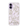 Slim Protection Case［ LAGUNAMOON - BotanicalJacquard - Clear×Beige ］