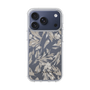 Slim Protection Case［ LAGUNAMOON - BotanicalJacquard - Clear×Beige ］