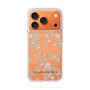 Slim Protection Case［ LAGUNAMOON - BotanicalJacquard - Clear×Beige ］
