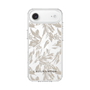 Slim Protection Case［ LAGUNAMOON - BotanicalJacquard - Clear×Beige ］